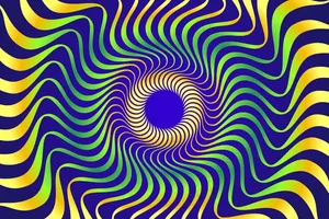 迷幻性视错觉背景