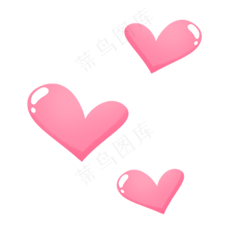 粉色少女心可爱七夕情人节爱心