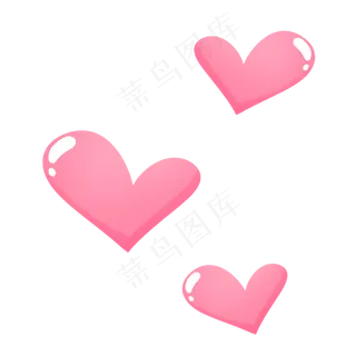 粉色少女心可爱七夕情人节爱心