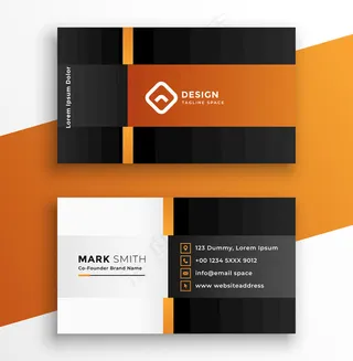 大气时尚创意名片设计模板