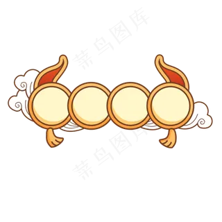 牛年新年国潮标题边框