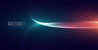 闪亮的数字发光粒子技术背景