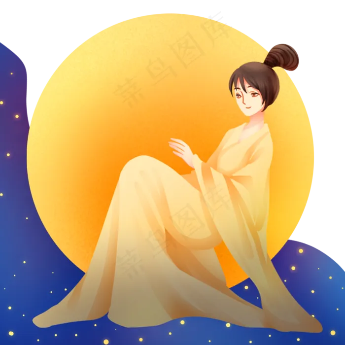 古装嫦娥(2000X2000(DPI:300))psd模版下载