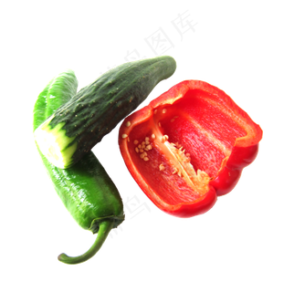 黄瓜红椒蔬菜