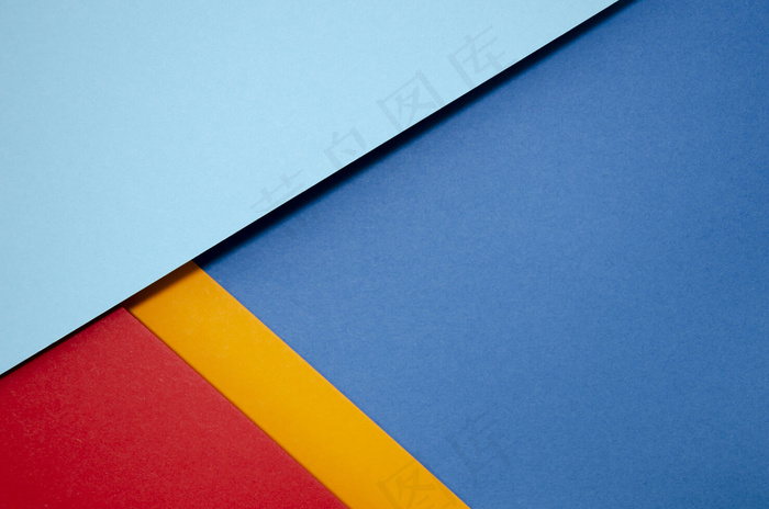 彩色复制空间最小几何图形和线条