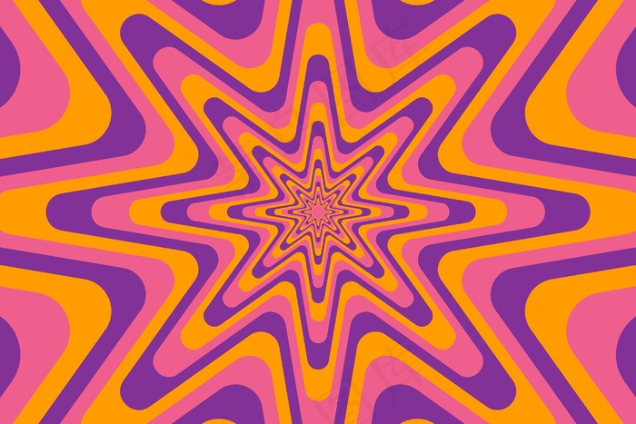 抽象形状的迷幻背景eps,ai矢量模版下载