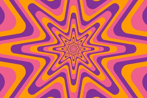 抽象形状的迷幻背景