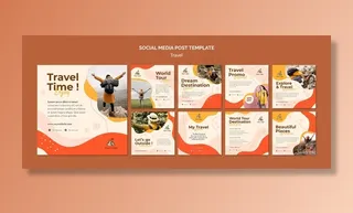 旅游社交媒体帖子