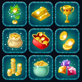 电脑游戏的图标奖品。