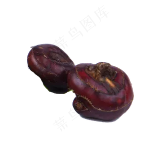 二个红色的马蹄免抠图