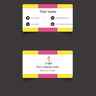 时尚大气创意名片设计