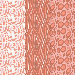 现代动物印花图案