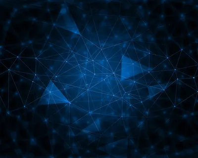 抽象技术背景与连接线