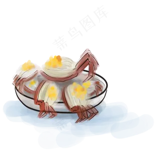 中秋节大闸蟹蟹黄