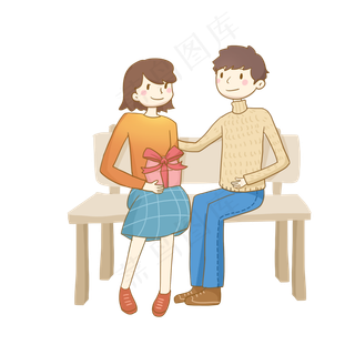 双十一狂欢购物节送礼物情侣 