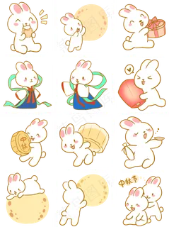 中秋节可爱玉兔