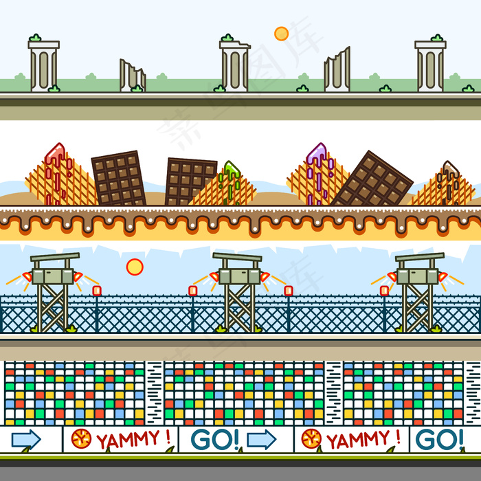 视频游戏的视差背景