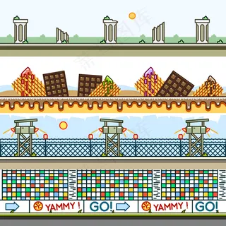 视频游戏的视差背景