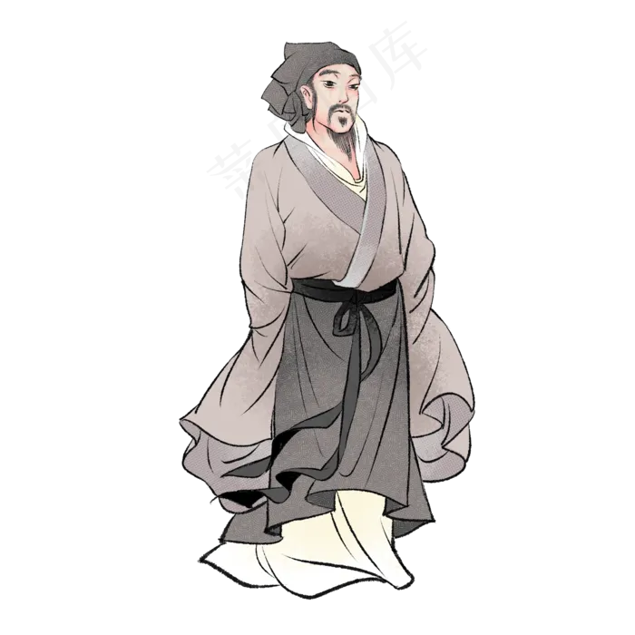 林逋男花神二月梅花(2000X2000(DPI:300))psd模版下载