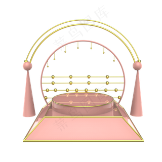电商展台小舞台