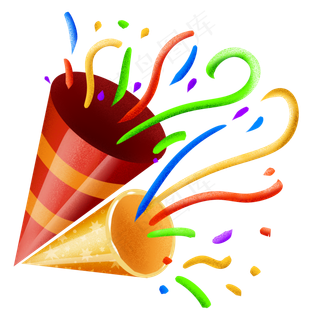 元旦喜庆烟花礼炮