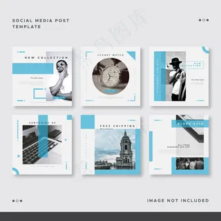 蓝海社交媒体发帖模板集