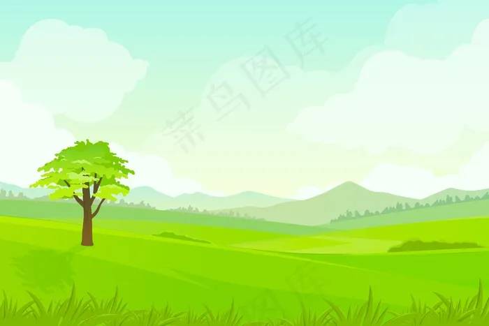背景与自然景观视频通话eps,ai矢量模版下载