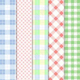 粉彩方格图案系列