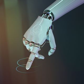 Cyborg手手指移动，人工智能灵巧机器人