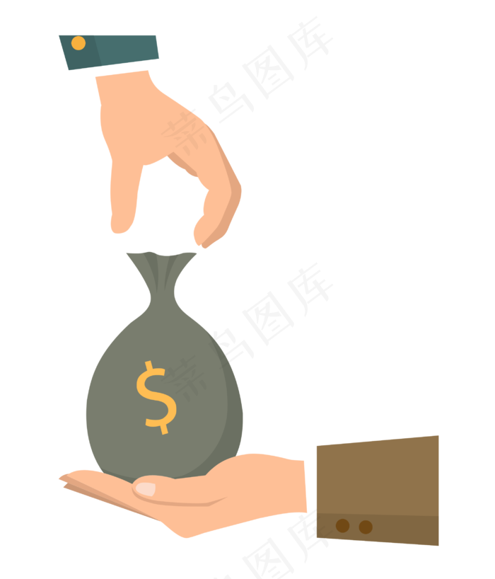 商务金融交易钱袋子