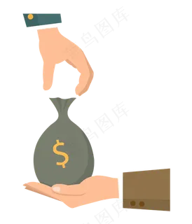 商务金融交易钱袋子