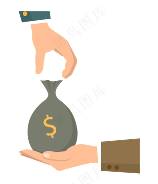 商务金融交易钱袋子