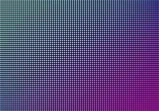 Led视频墙屏质感背景，蓝紫光二极管点阵电视面板，像素图案液晶显示屏，电视数字监视器，逼真的3d矢量插图