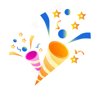 教师节手绘彩色星星