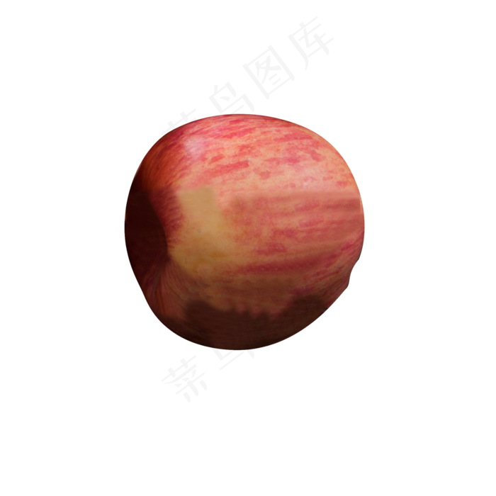 一个新鲜的红苹果(2000X2000(DPI:300))psd模版下载