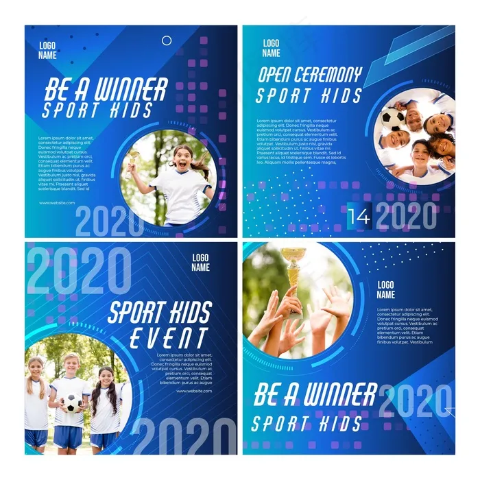 Instagram帖子集eps,ai矢量模版下载