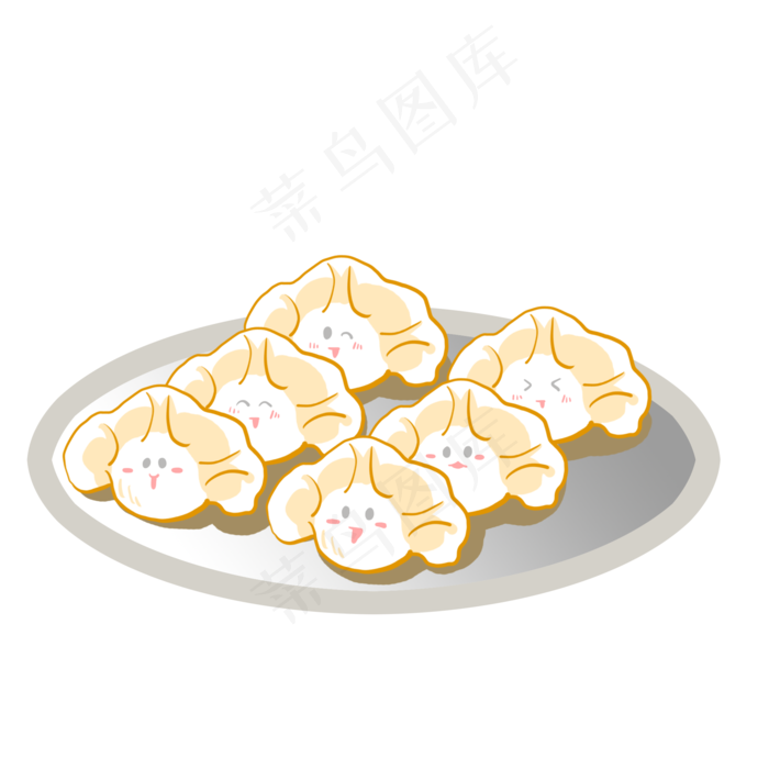 盘子水饺饺子(2000X2000(DPI:300))psd模版下载