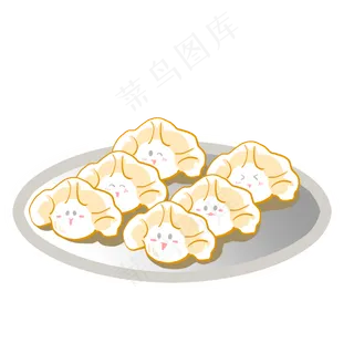 盘子水饺饺子