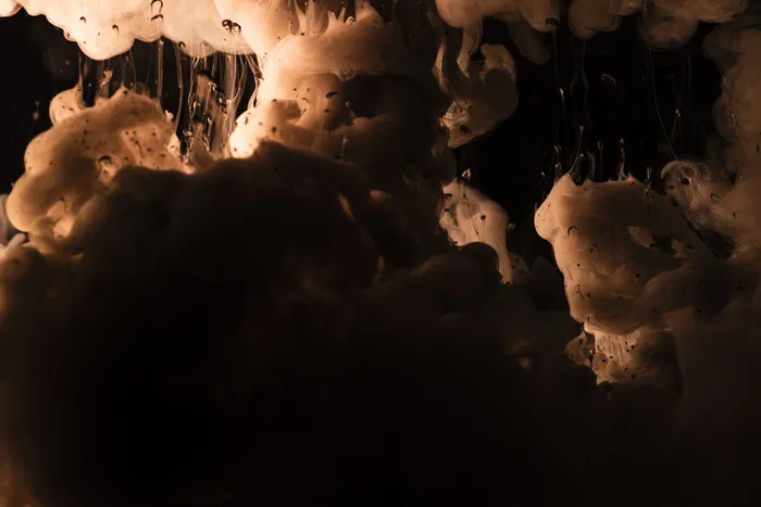 抽象背景与棕色云