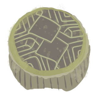 手绘甜蜜的月饼免抠图