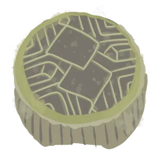 手绘甜蜜的月饼免抠图