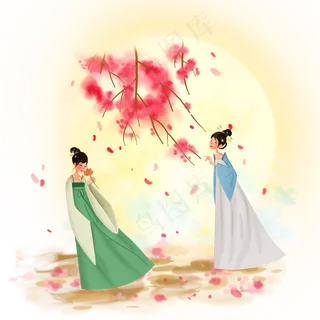 中秋节月圆赏花 中秋节月圆赏花