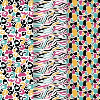 现代动物印花图案系列