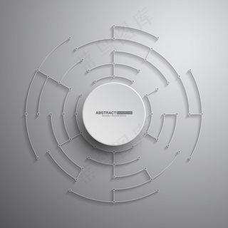 技术与未来抽象背景