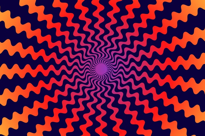 迷幻性视错觉背景eps,ai矢量模版下载