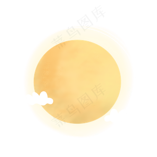 中秋节月亮简约边框