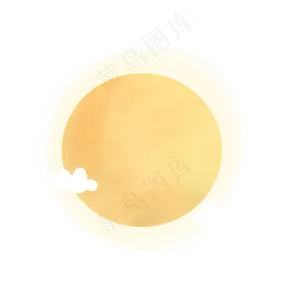 中秋节月亮简约边框