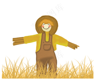 稻草人秋分立秋24节气