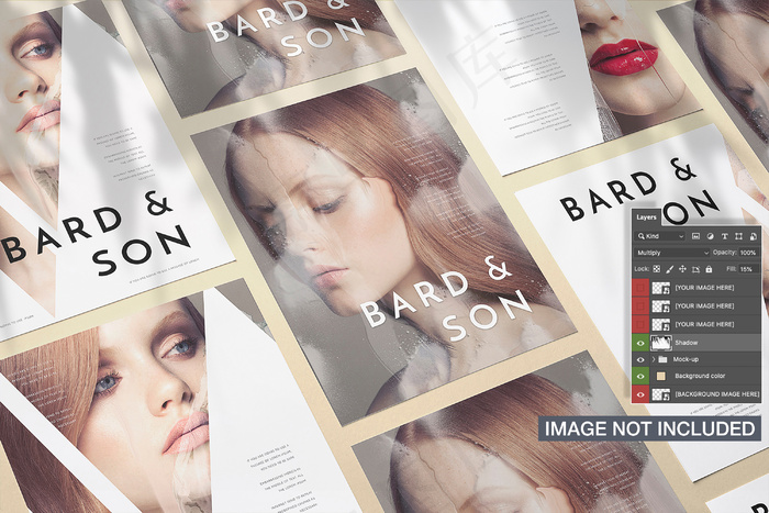 宣传单,DM传单模型样机的组成