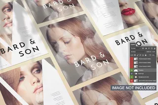 宣传单,DM传单模型样机的组成